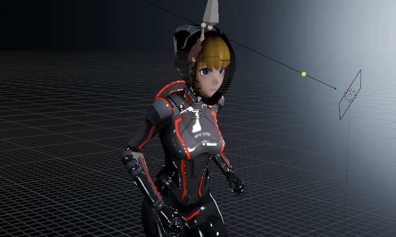 Grok Ani TRON Mixamo Rig (MMD/Blend/FBX)