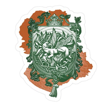 Valgreave Family Crest Sticker