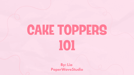 Class Recording - Beginner Cake Topper Class 