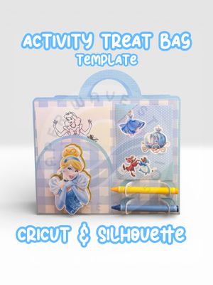 Activity Treat Bag BLANK file | Cricut &amp; Silhouette 