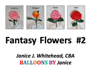 "Fantasy Flowers #2" with Janice Whitehead