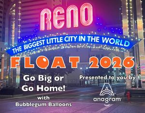 "Go Big or Go Home" with Bubblegum Balloons - FLOAT 2026