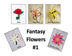 "Fantasy Flowers #1" with Janice Whitehead