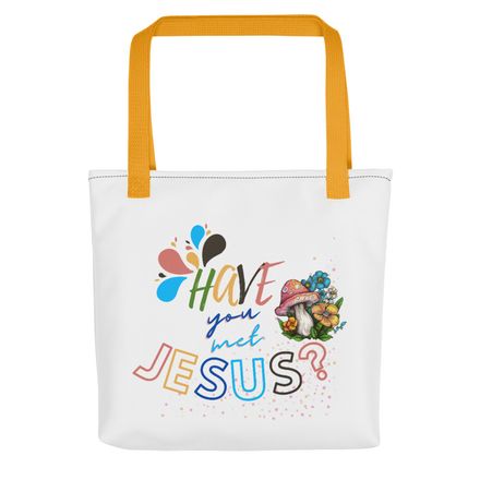 &quot;Have You Met Jesus?&quot; - Christian Tote Bag.  *US currency