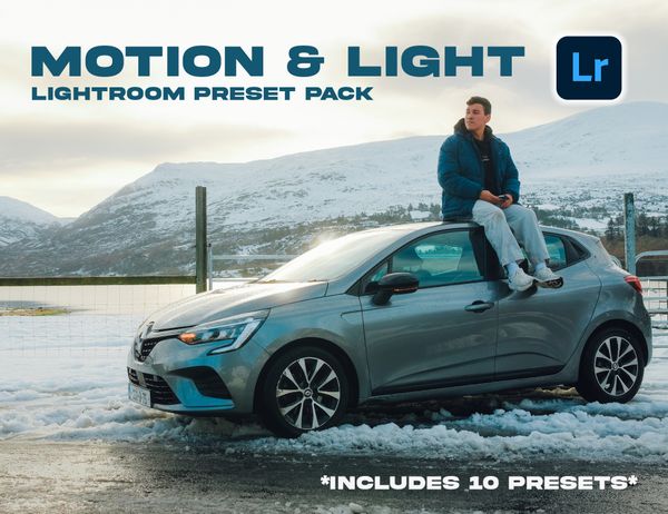 &#x27;Motion &amp; Light&#x27; Lightroom Preset Pack