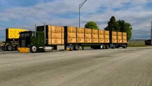 Outside Rail Trailer Set