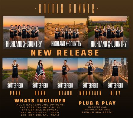 Golden Runner (Cross Country)