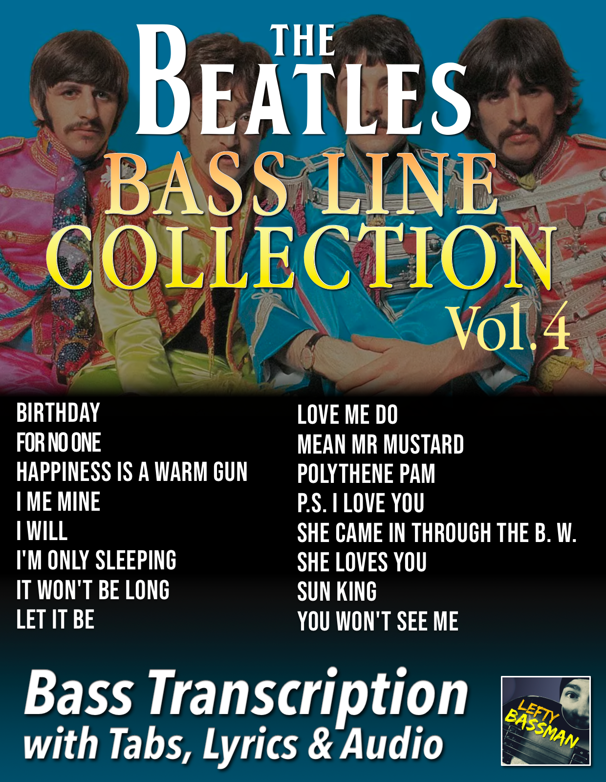 The Beatles Bass Line Collection Vol 4 8506