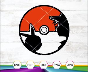 Pokemon Svg, Pikachu Svg, Bulbasaur Svg, Squirtle Svg, Cut file Svg, Pokemon Characters, Pokemon