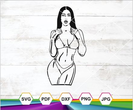 Sexy girl svg, Preaty Lady png, Naughty woman, Erotic slutty seductive, Model girl, Car sticker  