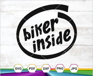 Biker Inside SVG PNG JPG DXF PDF – Motorcycle Logo Design for Cricut &amp; Sublimation Crafts