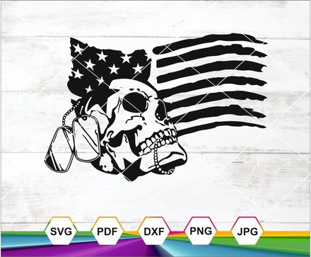 Fallen Soldier Tribute Svg | Veteran Soldier Svg | Military Svg | US Army Svg | Dog Tag Svg |