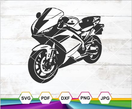 Motorbike Svg, Bike Svg, Moto Sticker Svg, Biker Svg, Bike Sticker Decal, Vinyl cut file