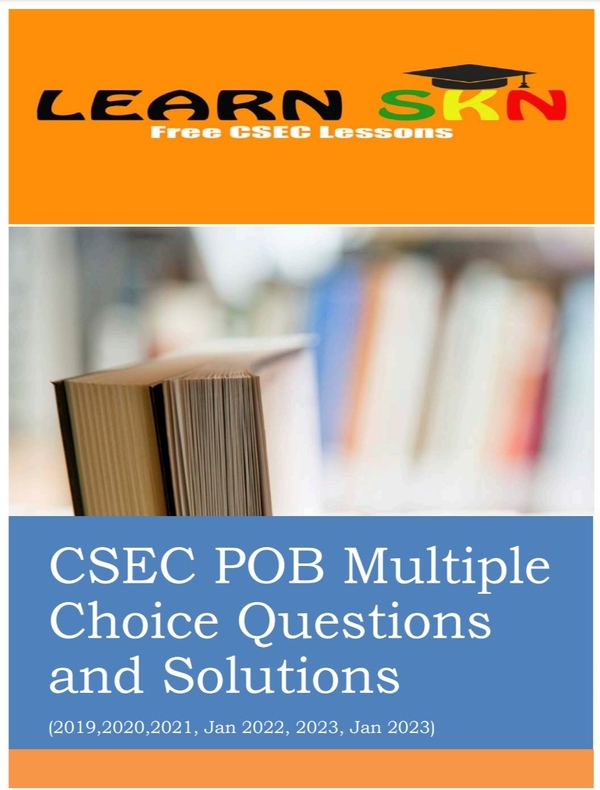 CSEC POB Multiple Choice Booklet