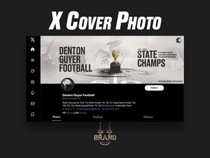 X Cover Photo Graphic