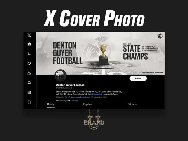 X Cover Photo Graphic