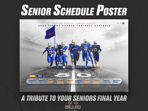 Senior Schedule Poster