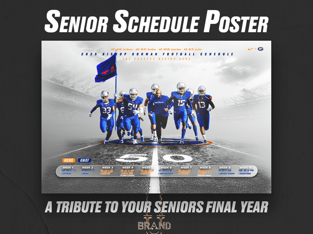 Senior Schedule Poster