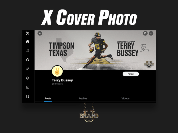 X Cover Photo Graphic
