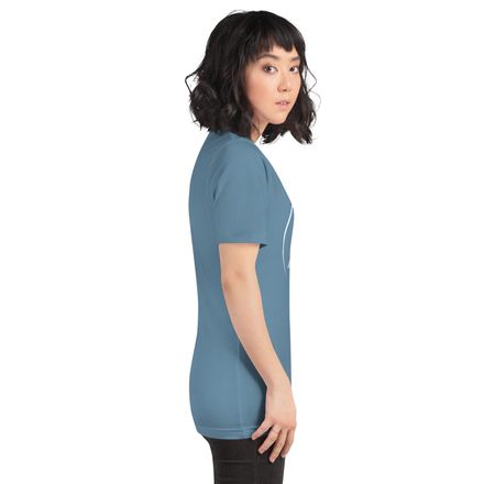 JK Signature All Gender Cut T Shirt - Blues &amp; Greens