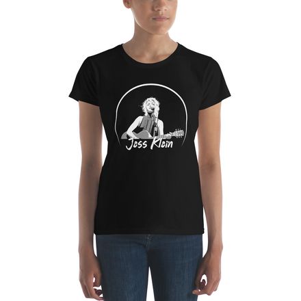 Jk Signature T Shirt - Women&#x27;s Cut - Black &amp; Grey