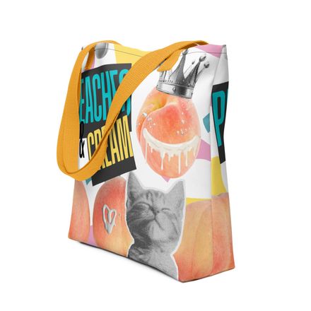 Tote Bag - Peaches &amp; Cream 