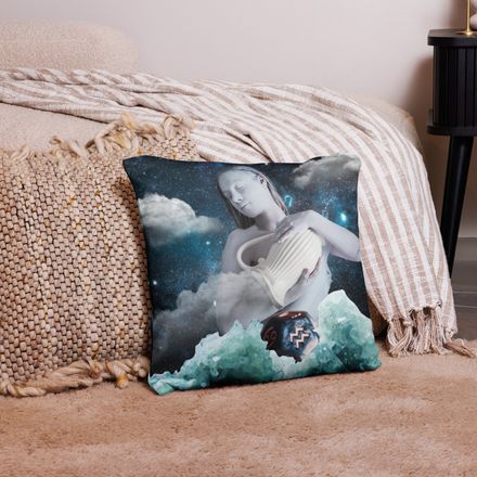 Zodiac Collection - Aquarius Pillow Cover