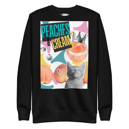 Unisex Sweatshirt - Peaches &amp; Cream