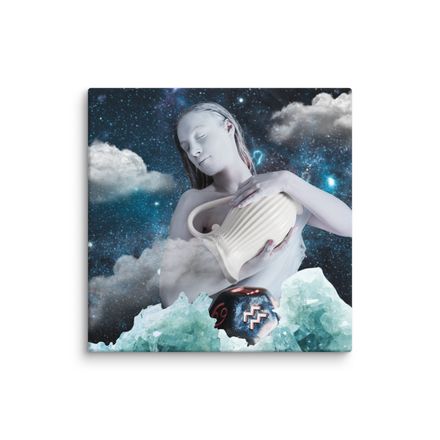 Zodiac Collection - Aquarius Canvas 