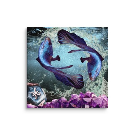 Zodiac Collection - Pisces Canvas