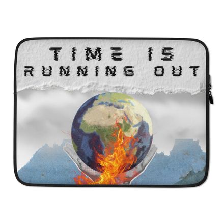 Laptop Sleeve - Time is Running Out