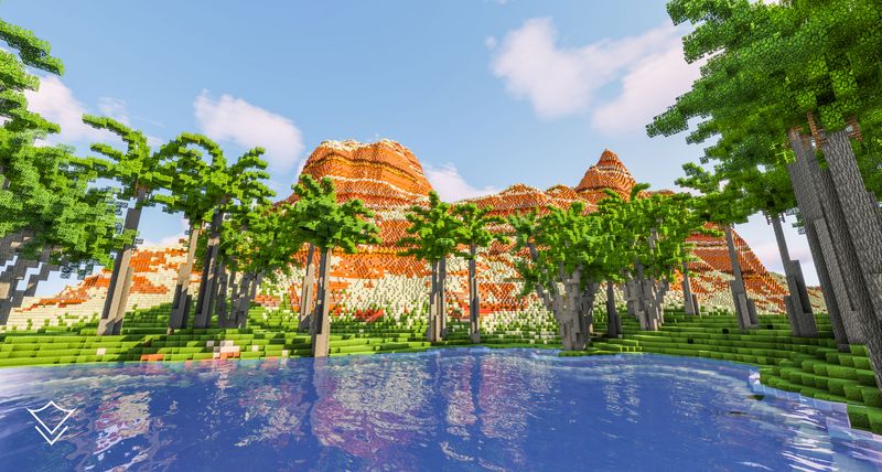 [Terrain] Dyssodia: Mesa Desert Minecraft Terrain Map