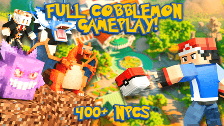 [FULL GAMEPLAY] ULTIMATE POKEMON MAP 2 - Cobblemon Adventure Map with NPCs by Varuna Studios