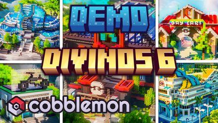 [DEMO] DIVINOS 6 - Cobblemon Adventure Map with NPCs by Varuna Studios
