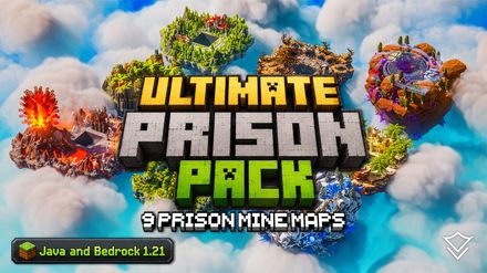 ULTIMATE PRISON PACK - 9 Prison Mine Maps for Minecraft by Varuna Studios