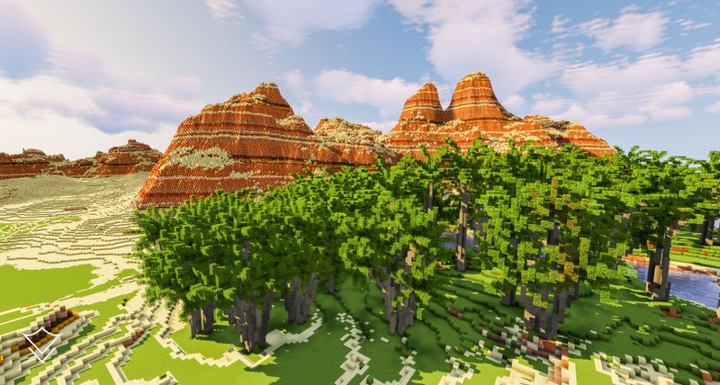[Terrain] Dyssodia: Mesa Desert Minecraft Terrain Map