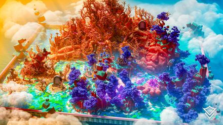 AETHERFALL - Minecraft Fantasy Spawn, Lobby, Hub, &amp; Minigames Map by Varuna