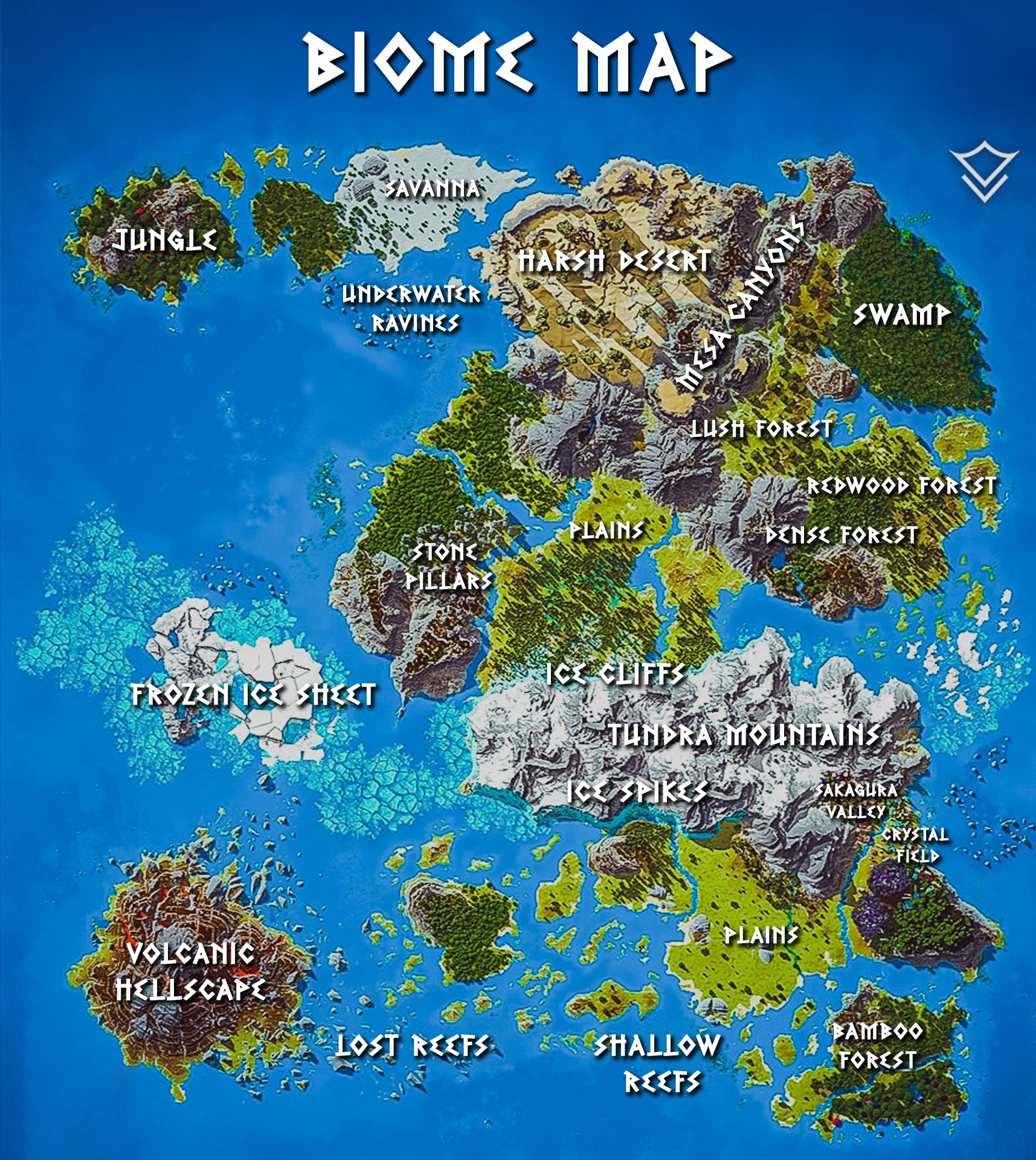 Minecraft Biome Map Umera