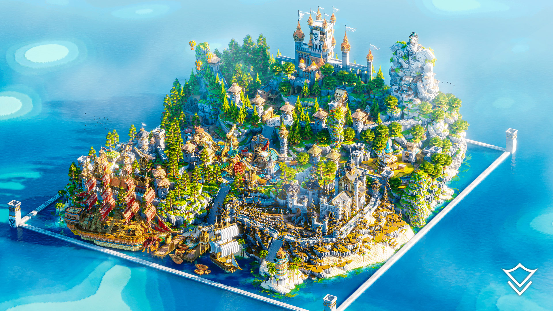 [FREE!] SARGONIA - Aquatic City Minecraft Map by Varuna