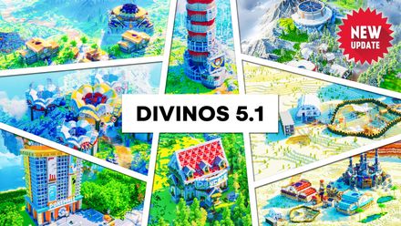 [v5.1] DIVINOS - A Pixelmon &amp; Cobblemon Minecraft Map by Varuna