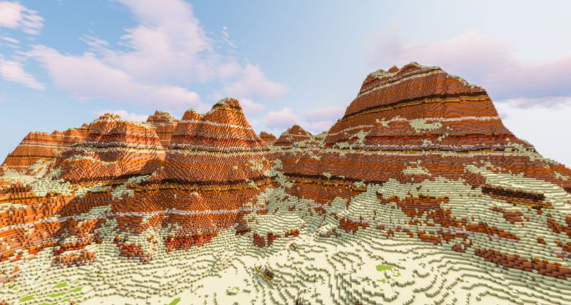 [Terrain] Dyssodia: Mesa Desert Minecraft Terrain Map