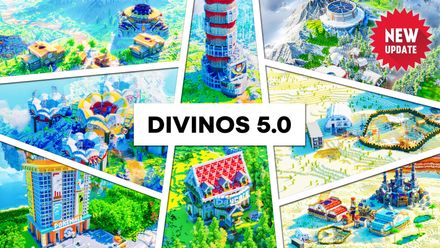 [v5.0] DIVINOS - A Pixelmon &amp; Cobblemon Minecraft Map by Varuna