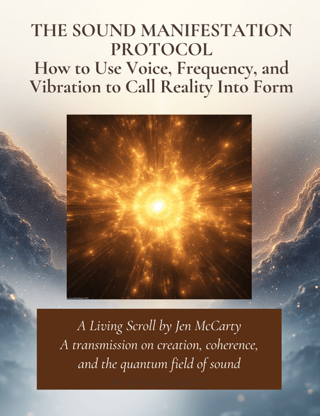  The Sound Manifestation Protocol — A Living Scroll on Creating Reality Through Vibration