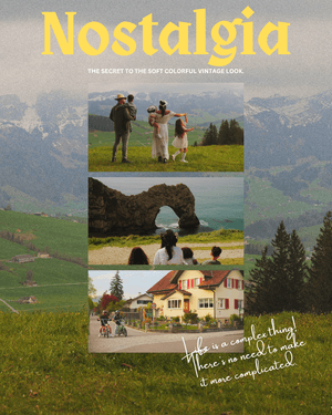 Nostalgia - THE SECRET TO THE SOFT COLORFUL VINTAGE LOOK.