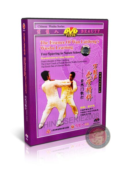 Wan Laisheng Nature School Free Sparring Ziranmen 2 Discs DVD Combat Guide | DW090-05