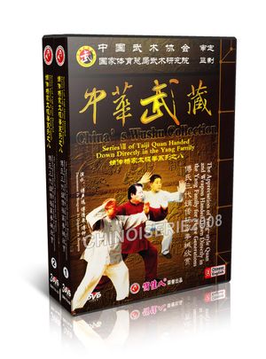 DW174-08 Yang Style Taichi Taiji Quan &amp; Weapon Appreciation Parts ( 3-4 ) of 6 by Fu Shengyuan 2DVDs