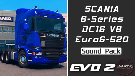 2015 Scania 6-Series 520 DC16 V8 Sound Pack