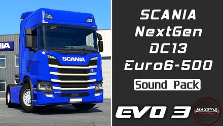 2019 Scania NextGen 500 DC13 Sound Pack