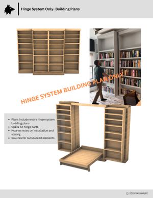 Hinge System Only - Building Plans 
