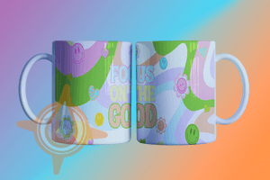 Focus on the Good - Plantilla de Tazas